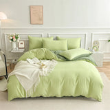 elvesmall New Solid Color Single Duet Cover Without Print Wind Dual All-quilted Cover Without Pillowcase 160x210 180x220 220x240 Bedding