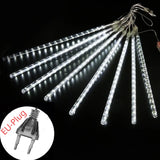 elvesmall  Solar Led Light Outdoor Meteor Shower Rain Lights Waterproof Garden Decor Outdoor Street Garland New Year Christmas Decoration