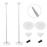 elvesmall 1/2set Balloon Column Stand Kit 2M Adjustable Ballon Tower Holder for Wedding Birthday Party Baby Shower Christmas Decorations