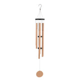 elvesmall Wind Chimes Wood Metal Outdoor Wind Chime Wall Hanging Decor Home Decoration Crafts Garden