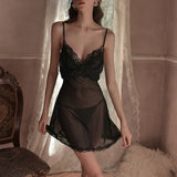 elvesmall  Seductive lingeries for woman Backless sexy nightwear women Dream Of Lace sexy outfits lingerie romantic nightgown woman night