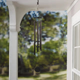 elvesmall Wall Hanging Decor Bronze Pine Metal Outdoor Wind Chimes Home Decoration Crafts Garden