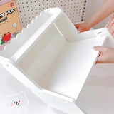 elvesmall Desktop Storage Rack Multi Story Shelving Elevating Bracket Desk Cosmetics Office Student Dormitory  Holders Desk Accessories