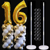 elvesmall Balloon Garland Round Balloon Stand Arch Baby Shower Kids Birthday Party Decorations Ballon Wreath Frame Wedding Party Supplies