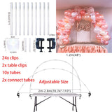 elvesmall 1/2 set Latex Balloon Holder Balloons Stand Column Metallic Balloons Baby Shower Kids Birthday Party Wedding Decoration Supplies