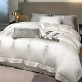 elvesmall  Dreamreal Pure Bamboo Queen King Size Bedding Set Organic Bamboo Luxury Duvet Cover Bed Sheet Pillowcase Soft Cooling Bed Linen