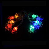 elvesmall 150cm 10LED Halloween LED String Lights Portable Pumpkin Ghost Skeletons Lights for Home Bar Halloween Party Decor Supplies