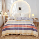 elvesmall Yellow Floral 100% Cotton Duvet Cover Rose Pattern Comforter Covers Elegant Flowers Botanical Bedding All Season for Women Girls