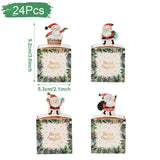 elvesmall Christmas Candy Box Gift Bags Cristmas Santa Claus Cookie Candy Packages 2023 Merry Christmas Party Decorations for Home