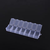 elvesmall 28 Grid Rectangle Plastic Jewelry Box Compartment Storage Box Case Jewelry Earring Bead Craft Display Container Organizer