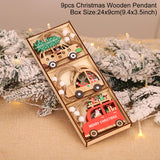 elvesmall Christmas Wooden Pendant Merry Christmas Decorations for Home  Navidad Christmas Tree Ornaments Xmas Gifts New Year