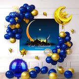 elvesmall Eid Mubarak Balloon Background Ramadan Kareem Decoration Ballons Ramadan Mubarak Muslim Islamic Festival Party Supplies