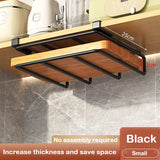 elvesmall  Kitchen Under Cabinet Basket Storage Shelf Cutting Board Rack Kitchen Closet Rack Under Desk Cabinet Office Bathroom Organizers
