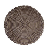 elvesmall 8PCS Decor Table Products Woven PlacematS Heat MATS  Round Tables  Placemats Coasters Party Wedding Home Decoration Props