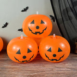elvesmall 12inch 5Pcs Halloween Latex Balloons Pumpkin Ghost Festival Balloons Halloween Decorations Home Outdoor Halloween Pumpkin Decor
