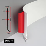 elvesmall 3Mx10cm PVC Skirting Line Border Stickers Self-adhesive Wall Decorative Strip Background Living Room Baseboard Floor Edge Strip