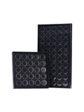 elvesmall 25/50 Grids Nail Art Decoration Storage Box Empty Plastic Nail Rhinestones Gems Case Container DIY Accessories For Nail Salon