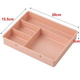elvesmall Desk Drawer Organizer Desk Sundries Stationery Storage Box Bin Cosmetics Makeup Organizer Home Office Drawer Divider Container
