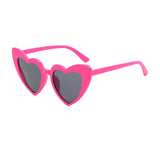 elvesmall Heart Shaped Sunglasses for Women Retro Cat Eye Sunglasses Wedding Engagement Decoration Shopping Traveling Party Accessories