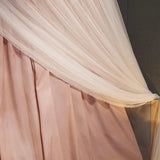 elvesmall Hanging Dome Mosquito Net Bed Canopy Romantic Shading Double Layer Bed Valance Anti-mosquito Home Textiles Bedcover Curtain