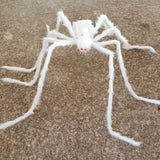 elvesmall  3 Colors Latest Halloween Spider Halloween Decor Spider Halloween Decoration Haunted House Prop Indoor Outdoor Giant Decor