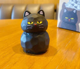 elvesmall Resin Cat Figurines Home Desktop Decoration Ragdoll Ocelot Orange Cat Standing Pendant Living Room Children Bedroom Decor