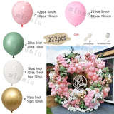 elvesmall Matte Sand White Apricot Balloon Garland Arch Kit Boho Wedding Birthday Party Champagne Gold Latex Baby Shower Decoration Ballon