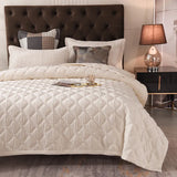 elvesmall  Thick velvet winter Bedspread on the bed plaid blanket bed cover Mattress topper quilt bed linen Bedspreads for double bed sheet