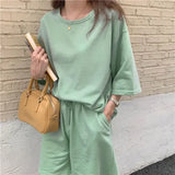 elvesmall  Summer Sleepwear Women Pajamas Shorts Sets Korean Style Pijama Casual Loungewear Two Piece Set Night Wear Loose Home Suit