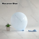 elvesmall 113pcs Macaron Blue White Balloons Birthday Party Decoration Chrome Gold Ballon Garland Baby Shower Wedding Anniversary Decor