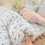 elvesmall Maternal And Baby Grade Class A Pure Cotton Foam Four Piece Set For Student Dormitories, Bed Sheets, Bed Sheets, Bedding Sets