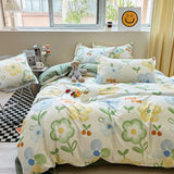 elvesmall Home Textiles  Bedding Set Bedclothes include Duvet Cover Bed Sheet Pillowcase Comforter Bedding Sets Bed Linen