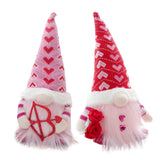 elvesmall  Valentine Gnomes with Light Decor Plush Faceless Doll Elf Dwarf for Valentines Day Gift Home Room Decoration Rudolph Ornament