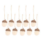 elvesmall Christmas Acorn Ornaments Tree Felt Acorns Hanging Fall Pine Cones Ornament Pendants Cone Garland Decor Decors Crafts Pom