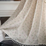 elvesmall American Style Square Crochet Splicing Partition Curtains, Door Curtains, Floating Windows, Kitchen Curtains