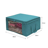 elvesmall Large Capacity Clothing Storage Box Folding Non Woven Fabric Quilts Clothes Organizer Case With Zipper Organiseurs De Rangement