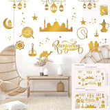 elvesmall Eid Window Stickers Ramadan Decoration Eid Mubarak Decor for Home  Ramadan Kareem Islam Muslim Party Supplies Eid Al-fitr