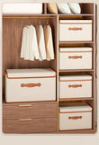 elvesmall Clothes Toy Storage Box Folding Dustproof Organizer Bedroom Shelf Safe Odorless Organizers of Cabinets Drawers for Bedding Quilt