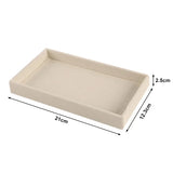 elvesmall Jewelry Storage Box Earring Ring Necklace Brooch Holder Velvet Jewelry Display Box Necklace Classification Organizer Drawer Tray