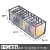 elvesmall Closet Organizer Underwear Drawer Organizer Socks Bra Clothing Storage Box Wardrobe Organizer Clothes Cabinet Drawer Organizers