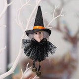 elvesmall Halloween Decorative Pendant Ghost Festival Pumpkin Witch Pendant Bar Haunted House Layout Props Happy Helloween Party Decor