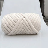 elvesmall  Chunky Cotton Yarn for Arm Knitting Crochet Super Saver Jumbo Giant Bulky Premier Yarn for Making Pets House Blanket DIY Home