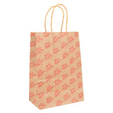 elvesmall 5Pcs Kraft Gift Bags with Handle Elk Snowflake Christmas Tree Merry Christmas Party Favors Packaging Bag Navidad New Year 2025