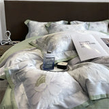 elvesmall  Svetanya Egyptian Cotton 1000TC Bed Linens Queen King Size Set Sheet Duvet Cover Bedding
