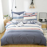 elvesmall  High Quality Cotton Bedding Set Duvet Cover with Pillowcases Breathable Sweat-wicking Plenty of Sizes Available