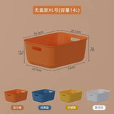 elvesmall Large Capacity Sundries Storage Box Cosmetics Toys Snacks Clothes Storage Basket Plastic Household Wardrobe Organizer
