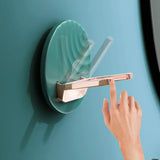 elvesmall Folding Hair Dryer Holder Rack Counter Storage Organizer Orange Green White Hair Dryers Wire Plugs Holding Shelf Foldable Hanger