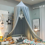 elvesmall Princess Style Kids Baby Bed Room Canopy Mosquito Net Curtain Bedding Dome Tent Crib Mantle Children's Bedside Mosquito Net