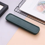 elvesmall Tableware Box Portable Flip Cover Type Cutlery Case Environmentally Friendly Spoon Storage Box Drop-resistant Household Supplies