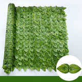 elvesmall 1X3M Artificial Ivy Hedge Panels Green Leaf Privacy Fence Grass Wall for Home Outdoor Garden Balcony Decoration Fake Plant Vine